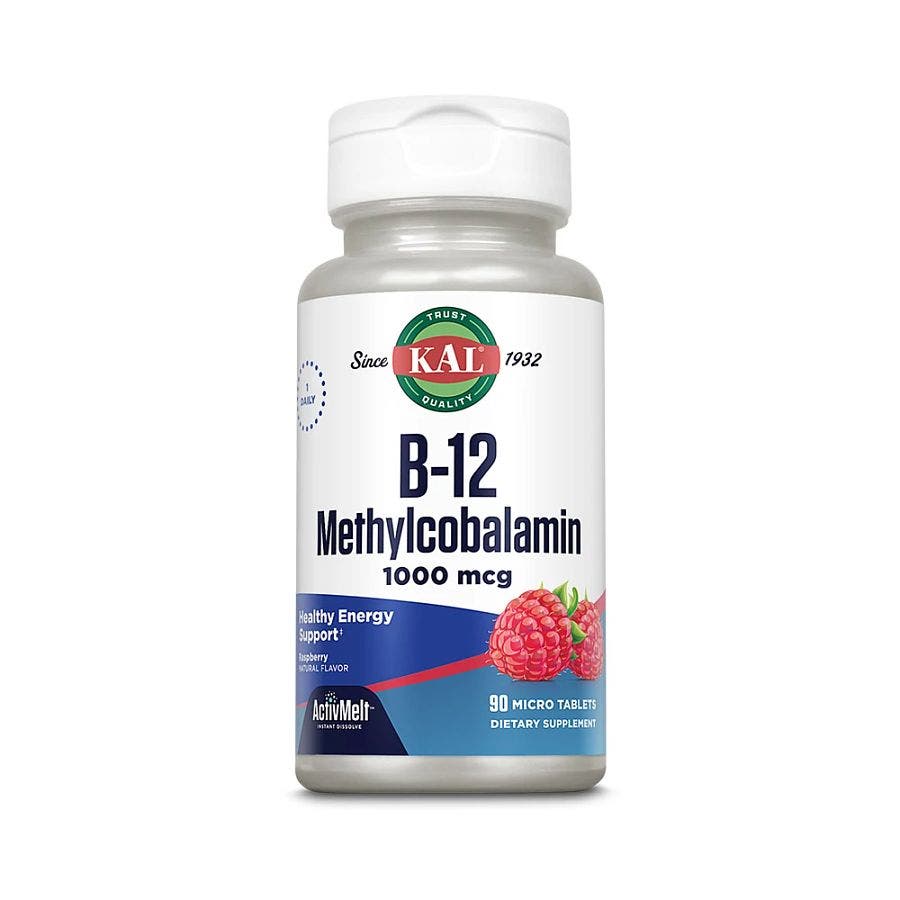 KAL B-12 Methylcobalamin 1000 mcg ActivMelt 90 tablets