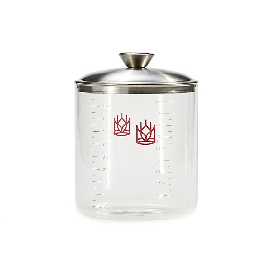 King Arthur Baking Company Glass Baking Sourdough Crock