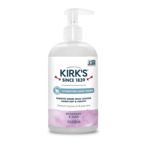 Kirk's Coco Castile Rosemary & Sage Hydrating Liquid Hand Soap 12 fl. oz.