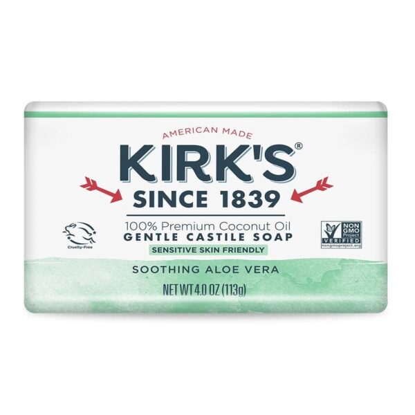 Kirk's Coco Castile Aloe Vera Bar Soap 4 oz.