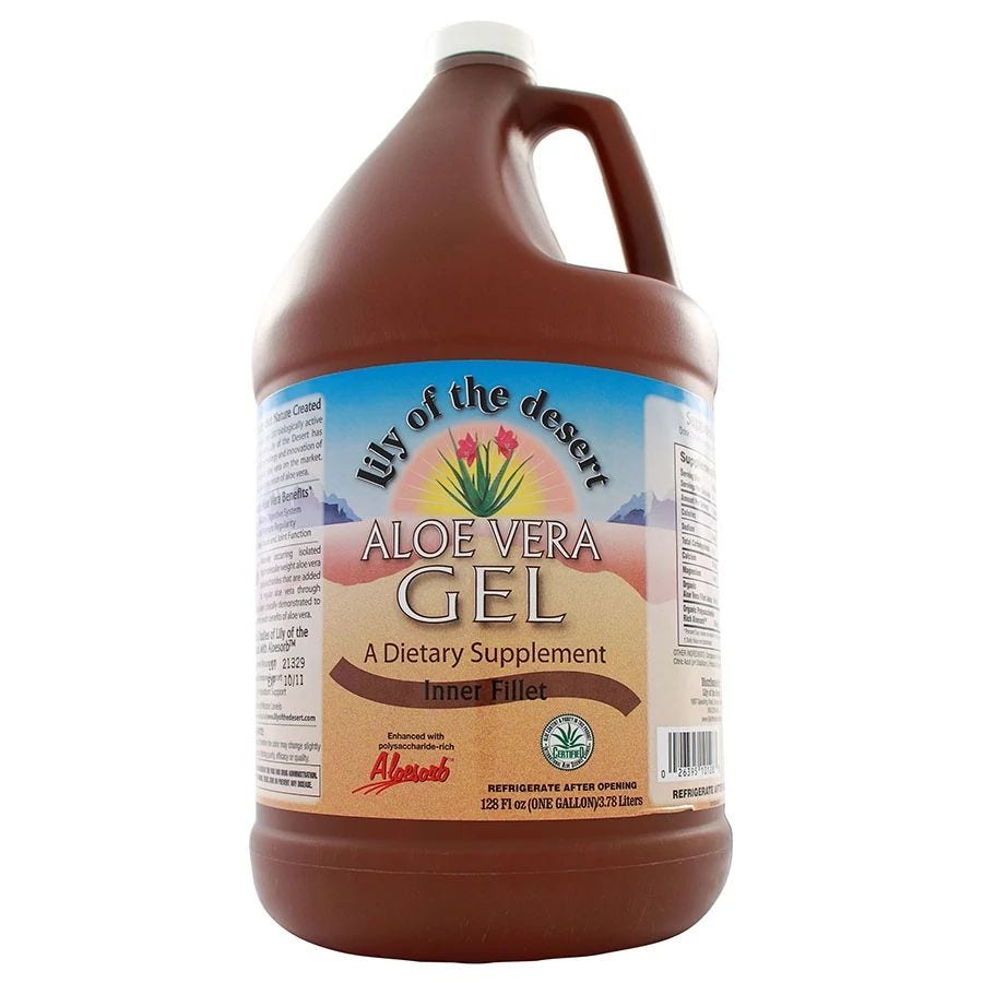 Lily of the Desert Organic Aloe Vera Gel 1 gallon