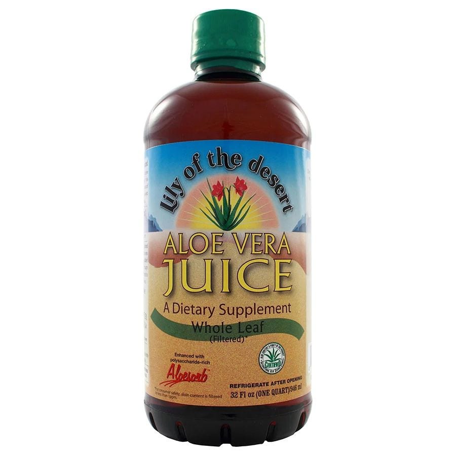 Lily of the Desert Organic Whole Leaf Aloe Vera Juice 32 fl. oz.
