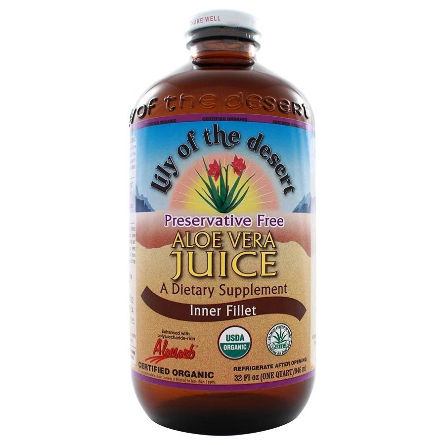 Lily of the Desert Organic Preservative Free Aloe Vera Juice 32 fl. oz.