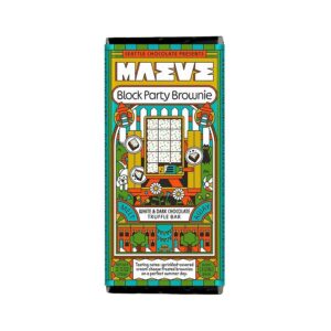 Maeve Block Party Brownie Dark Chocolate Truffle Bar 2.5 oz.