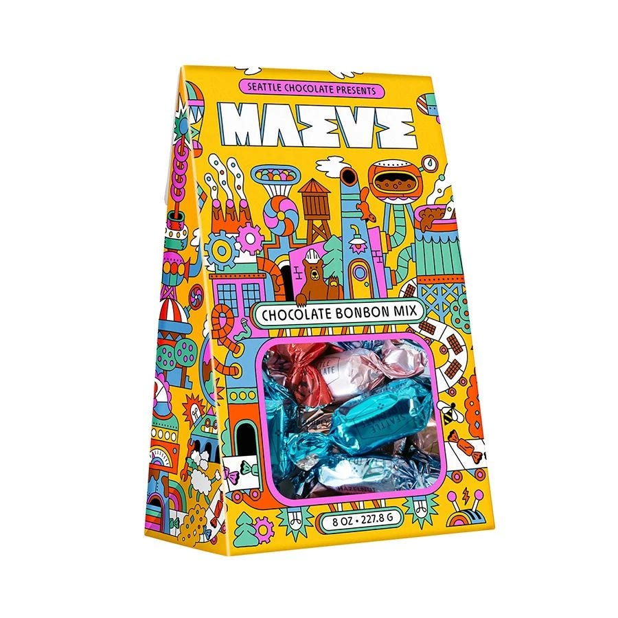 Maeve Magical Makers Chocolate Bonbons Gift Box 8 oz.