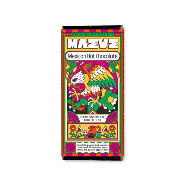 Maeve Mexican Hot Chocolate Dark Chocolate Truffle Bar 2.5 oz.