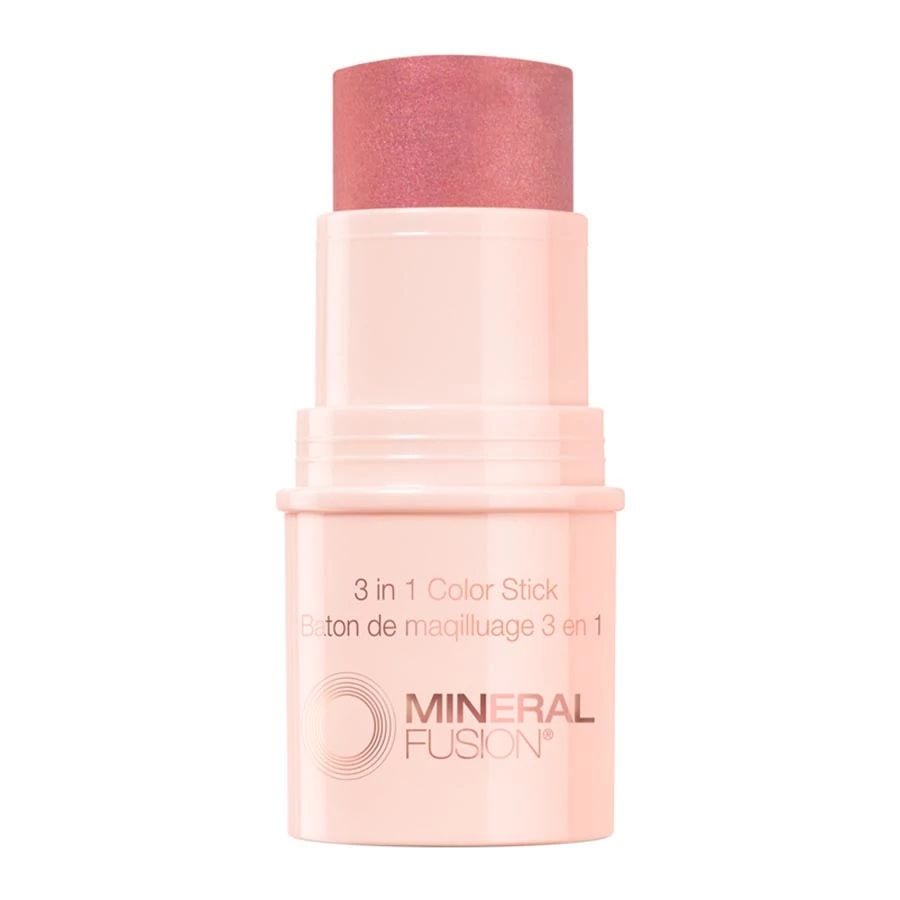 Mineral Fusion 3-in-1 Rosette Pale Pink Color Stick 0.18 oz.
