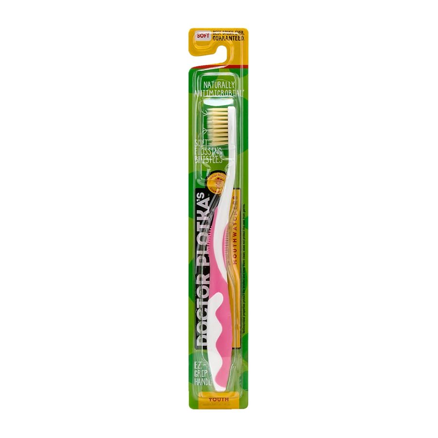 Mouth Watchers Pink Soft Youth Toothbrush Youth