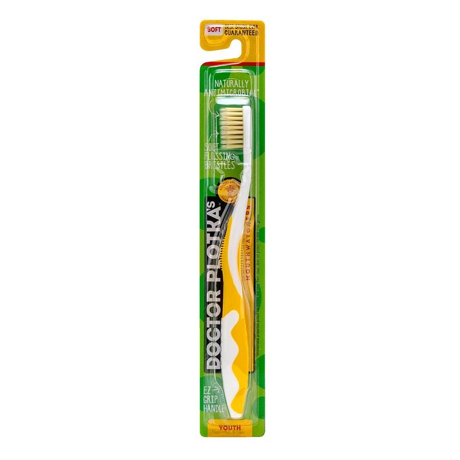 Mouth Watchers Yellow Soft Youth Toothbrush Youth