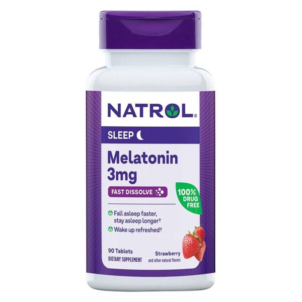 Natrol Malatonin Strawberry Fast Dissolve Tablets