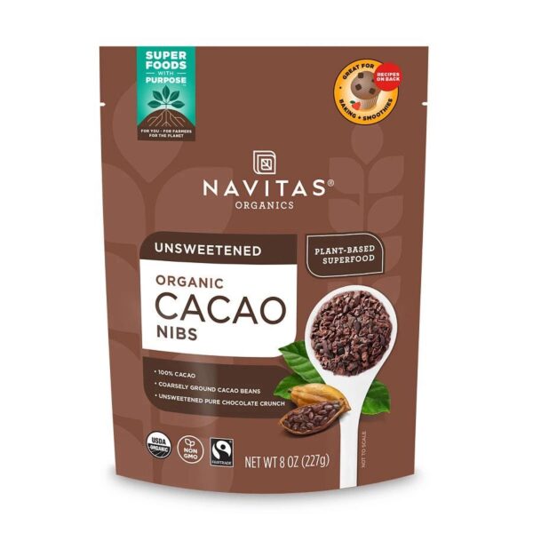 Navitas Organics Cacao Nibs 8 oz.