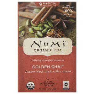 Numi Tea Golden Chai Tea 18 tea bags
