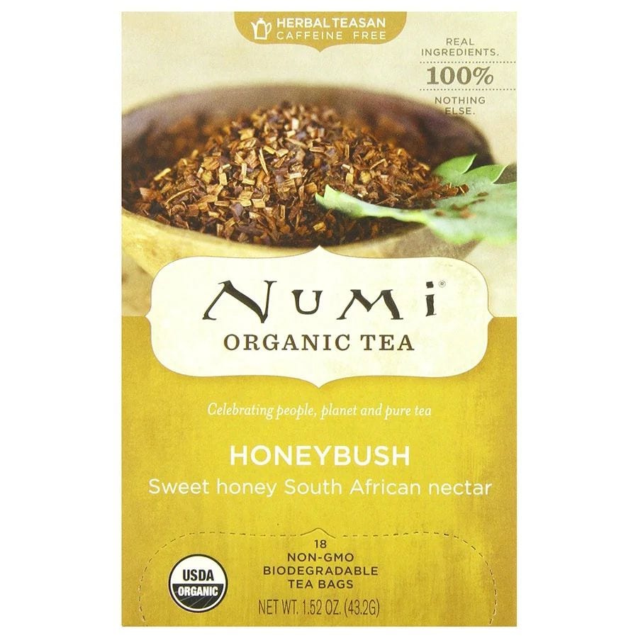 Numi Tea Honeybush Tea 18 tea bags