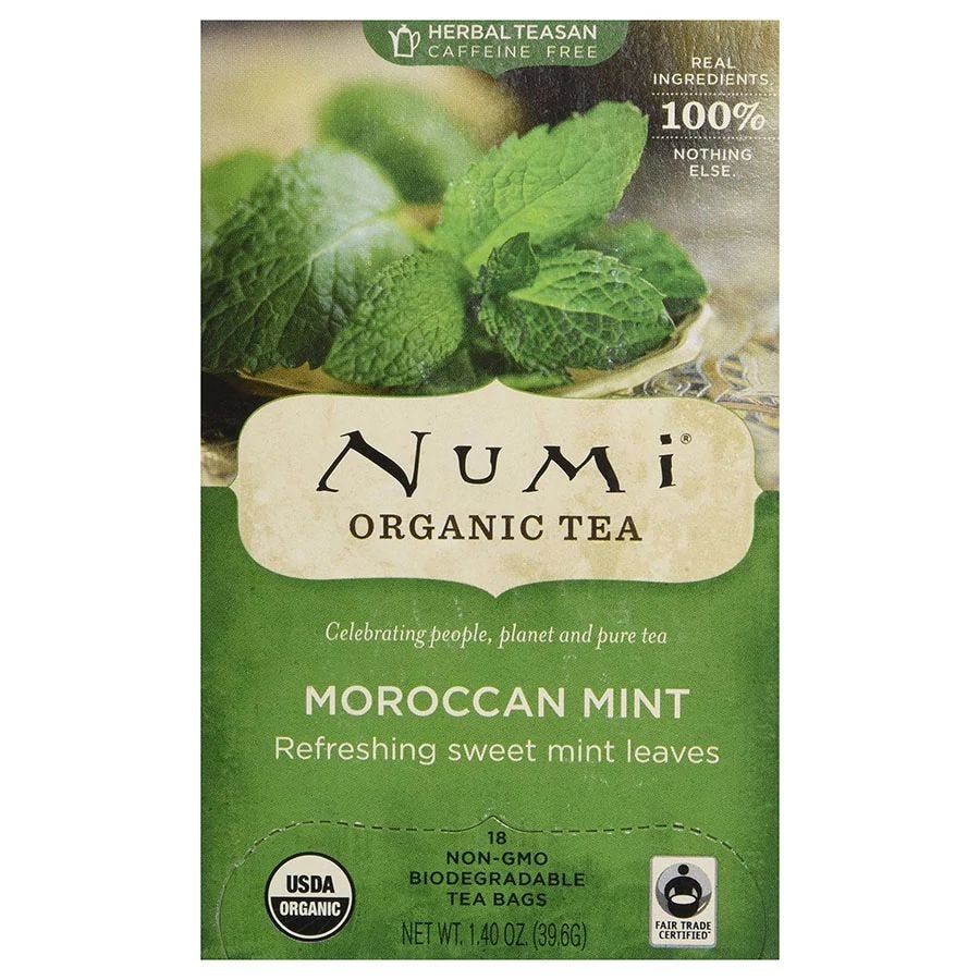 Numi Tea Moroccan Mint Tea 18 tea bags