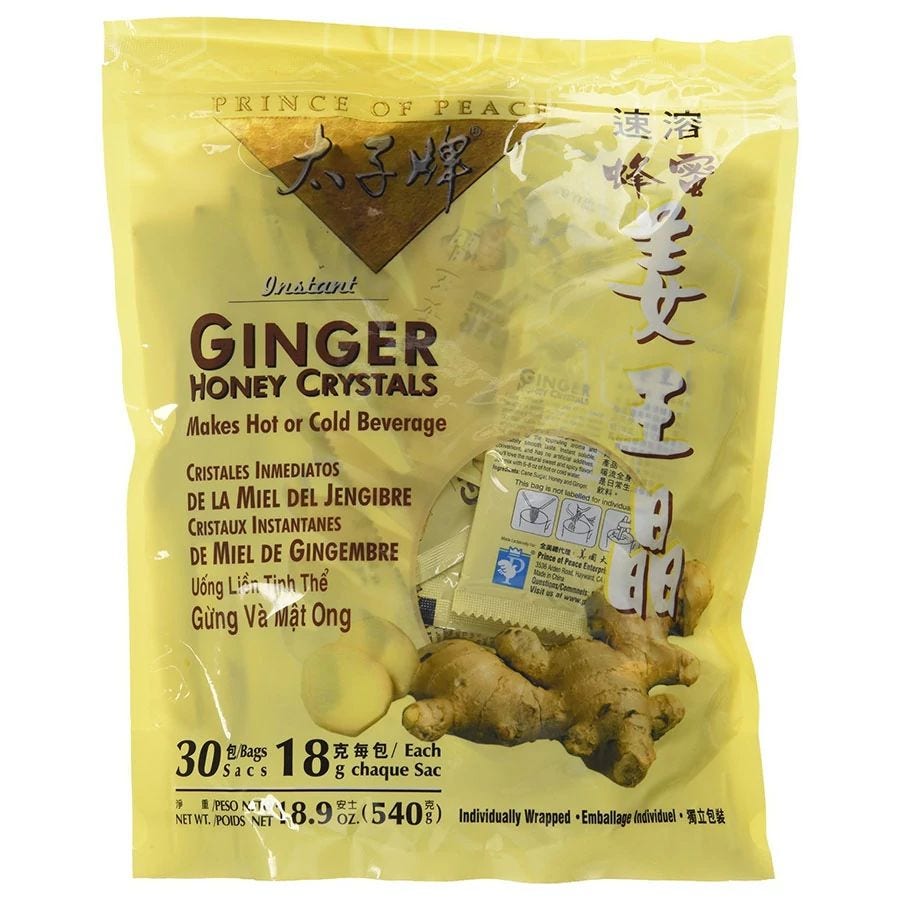 Prince of Peace Ginger Honey Crystals 30 packets