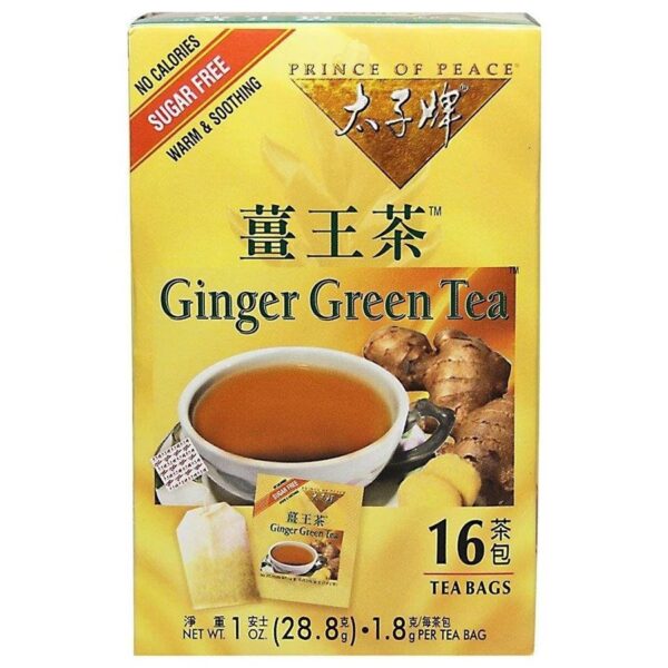 Prince of Peace Ginger Green Tea 16 tea bags