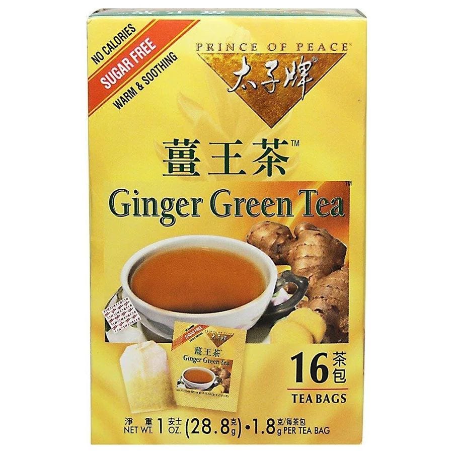 Prince of Peace Ginger Green Tea 16 tea bags