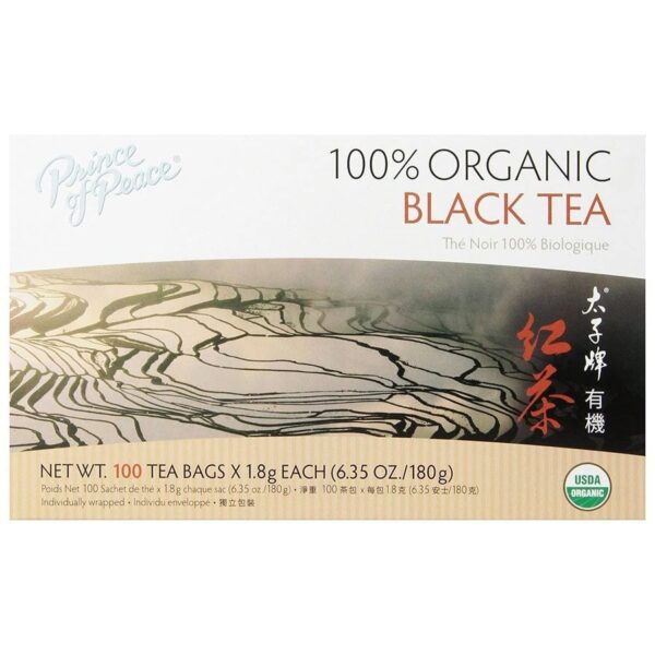Prince of Peace Organic Black Tea - 100 Bags