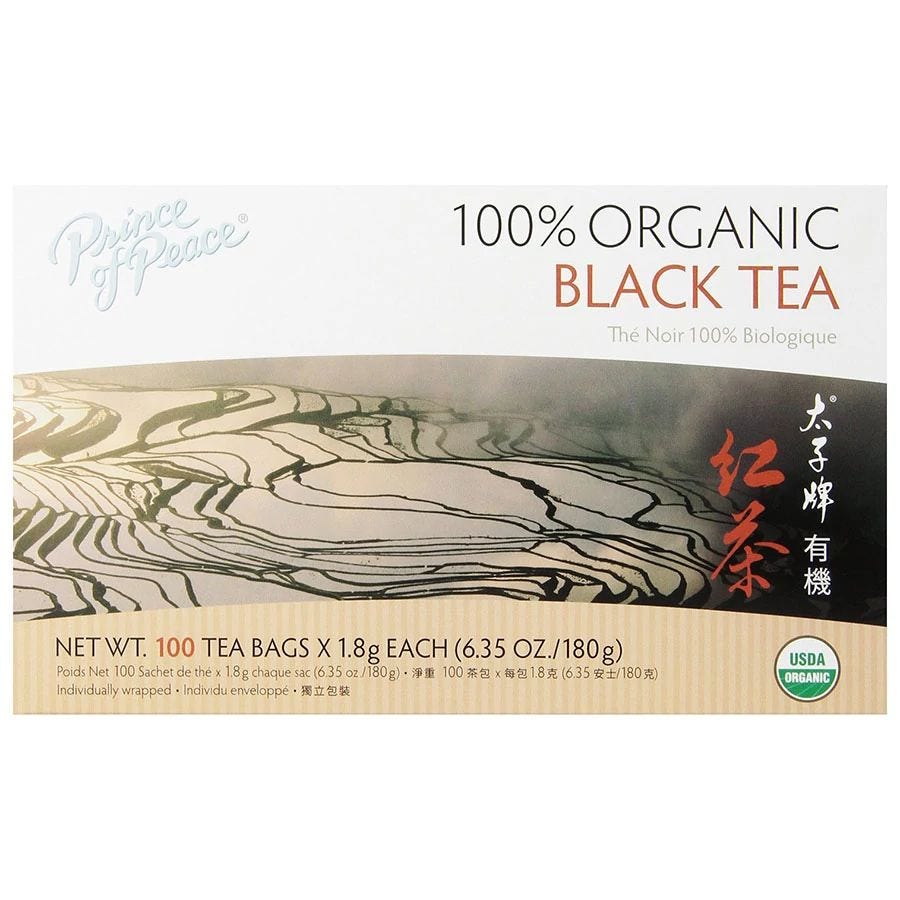 Prince of Peace Organic Black Tea - 100 Bags