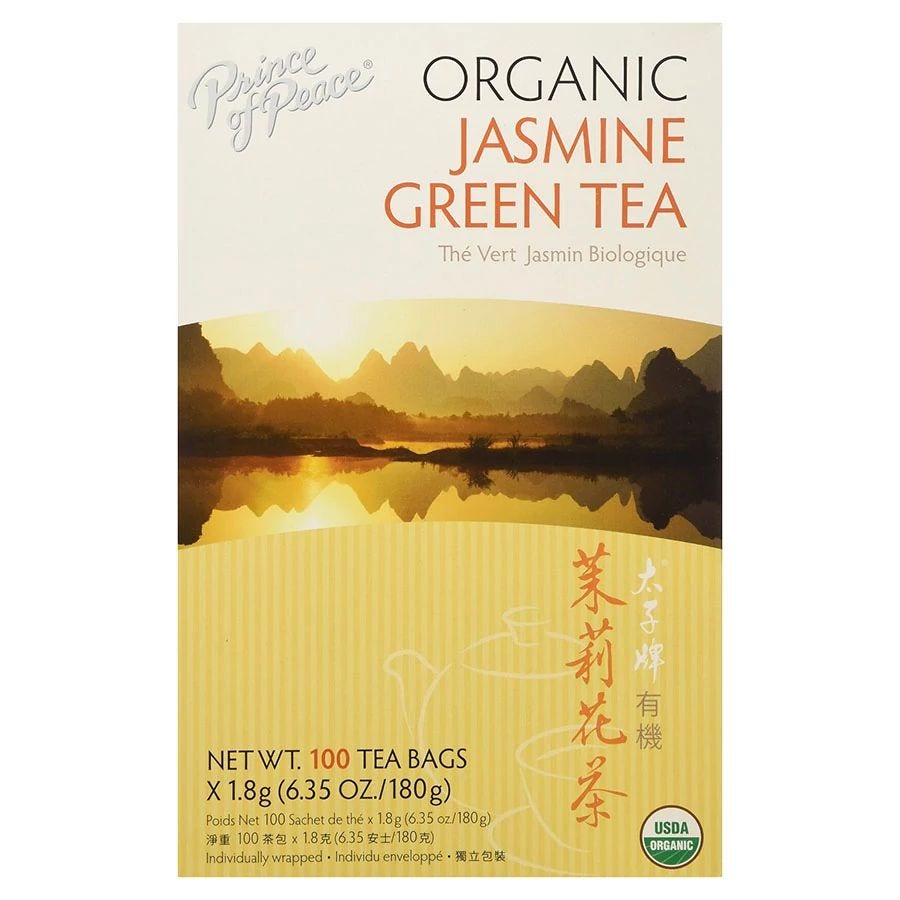 Prince of Peace Organic Jasmine Green Tea 100 tea bags