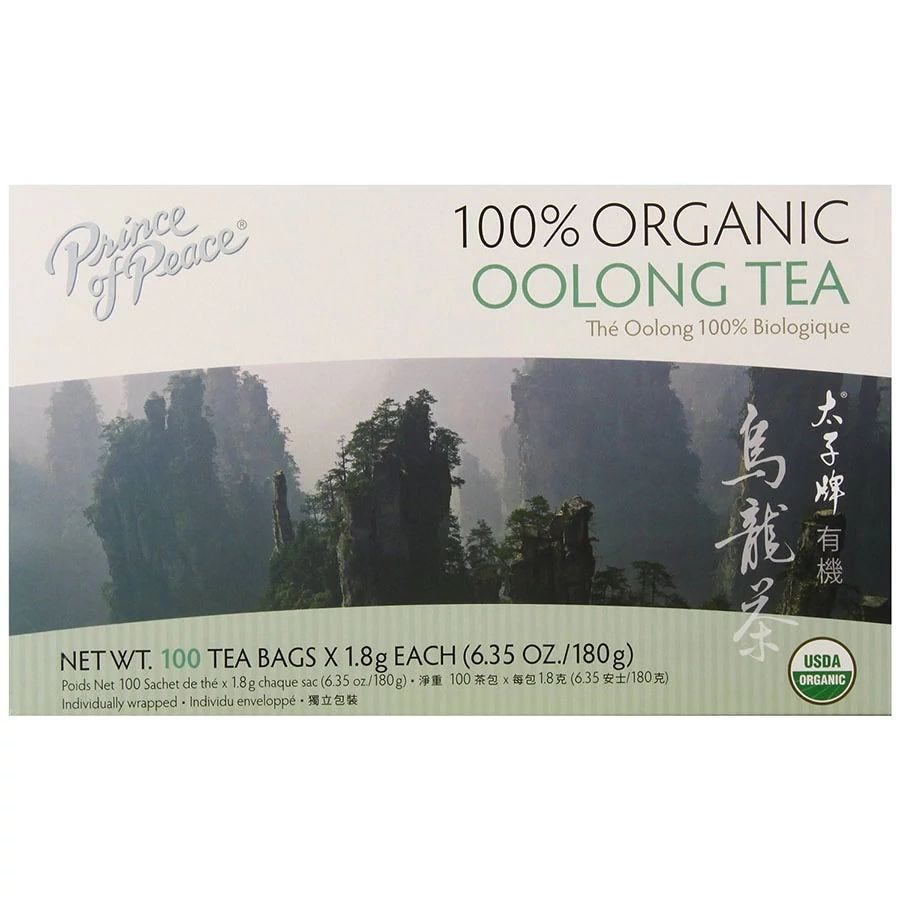 Prince of Peace Organic Oolong Tea 100 tea bags