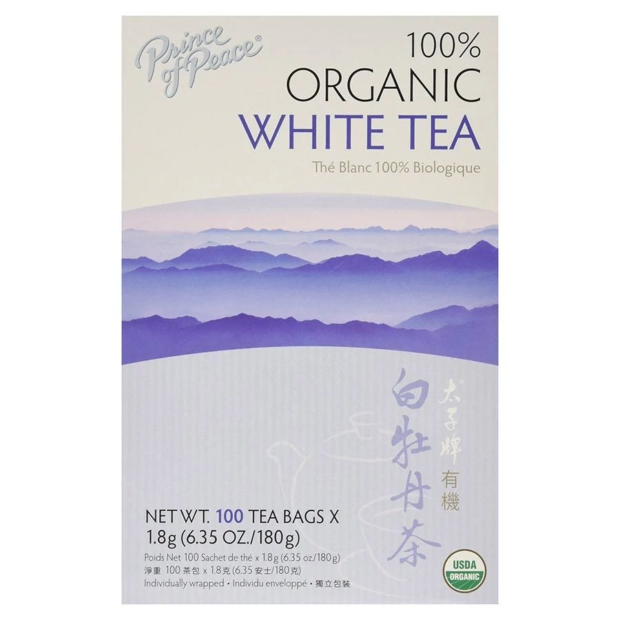 Prince of Peace Organic White Tea 100 tea bags