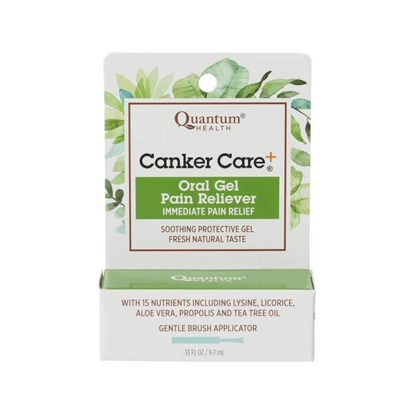 Quantum Health Canker Care + Herbal Canker Sore Gel 0.33 fl. oz.