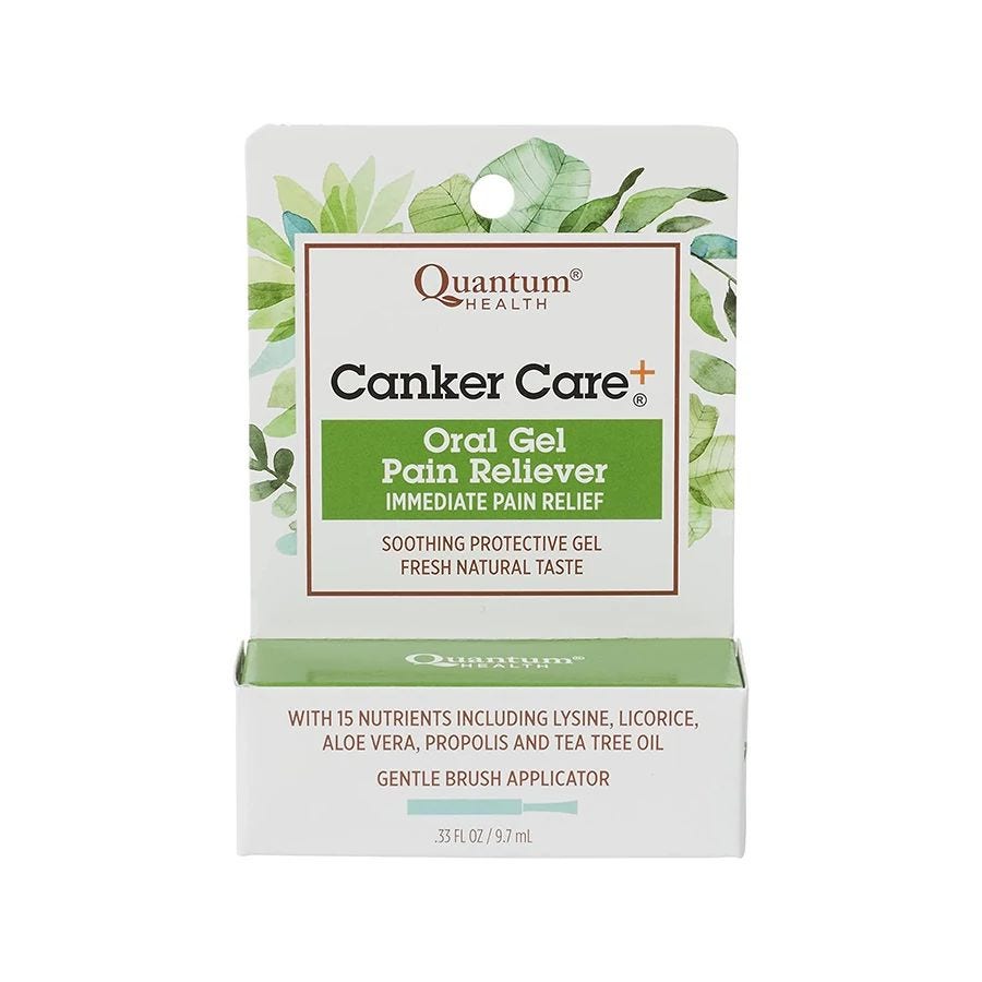 Quantum Health Canker Care + Herbal Canker Sore Gel 0.33 fl. oz.
