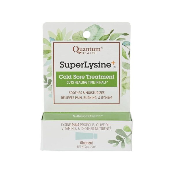 Quantum Health Super Lysine + Cream for Cold Sores 0.25 oz.