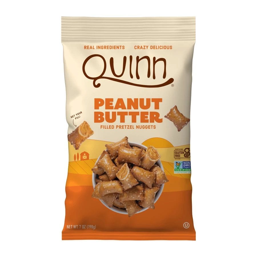 Quinn Peanut Butter Filled Pretzel Nuggets 7 oz.