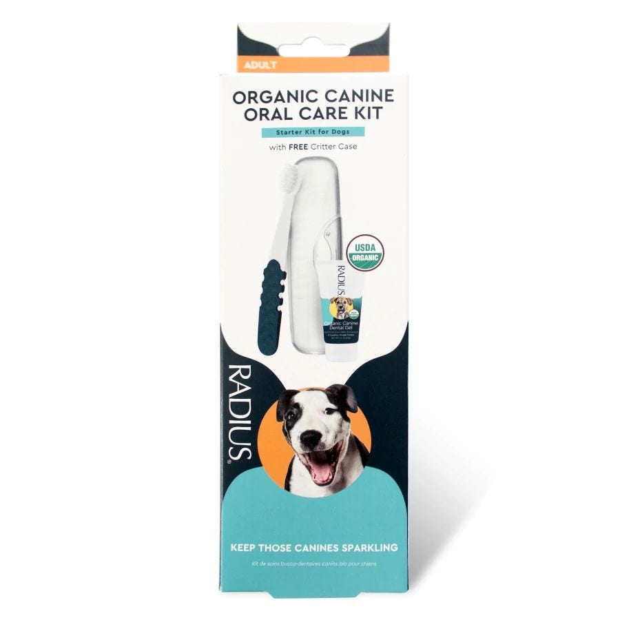 Radius Adult Canine Organic Dental Solutions Kit