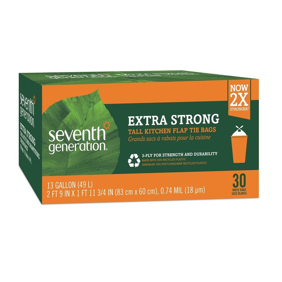 Seventh Generation 13 gallon Tall Kitchen Bags 30 ct