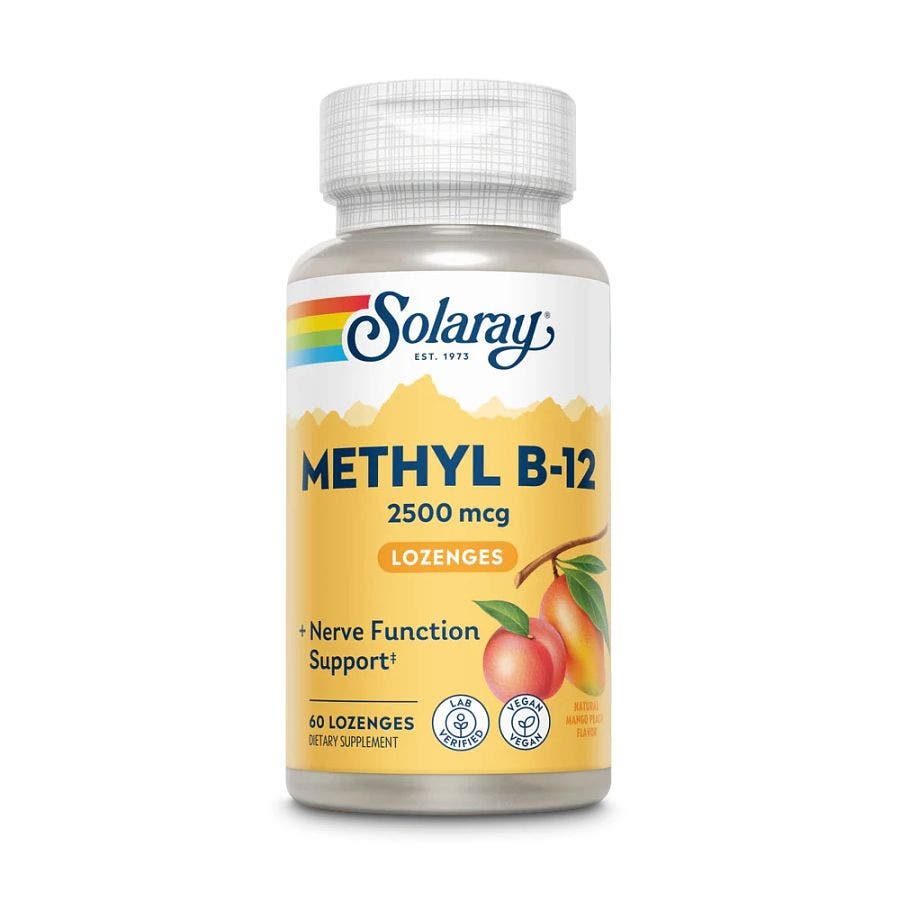 Solaray Methyl B-12 Mango Lozenges 60 count
