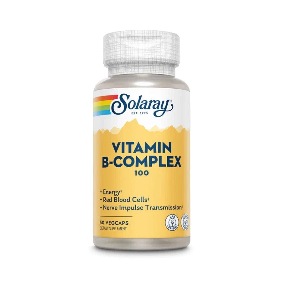 Solaray Vitamin B-Complex (100) 50 VegCaps