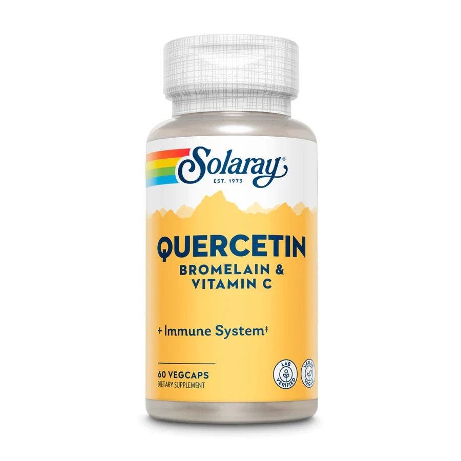 Solaray Quercetin Bromelain & Vitamin C 60 VegCaps