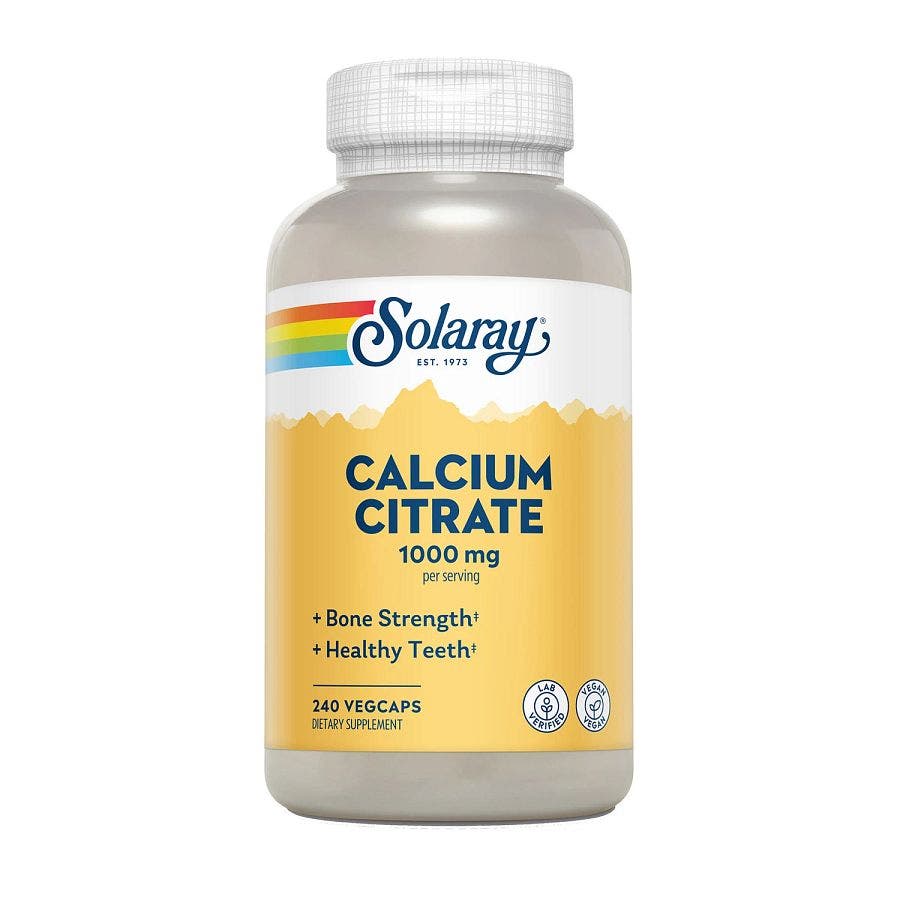 Solaray Calcium Citrate 1000 mg 240 VegCaps
