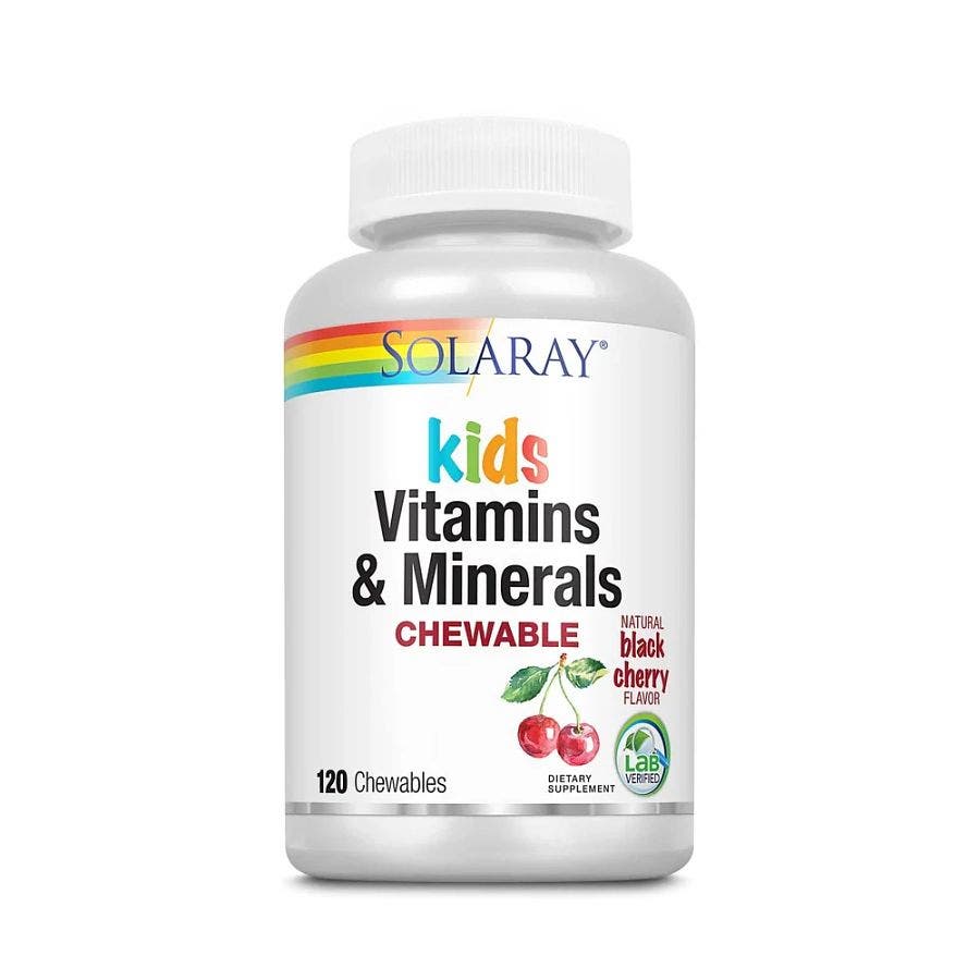 Solaray Kid's Black Cherry Vitamins & Minerals Chewable 120 count