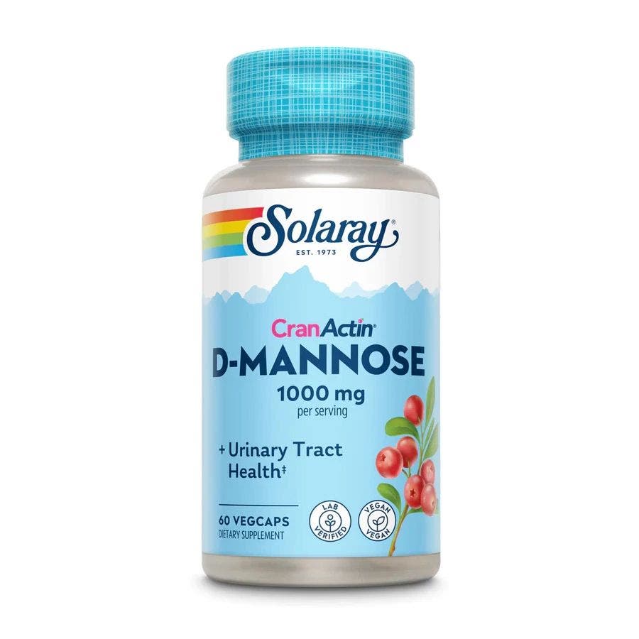 Solaray CranActin D-Mannose 60 VegCaps