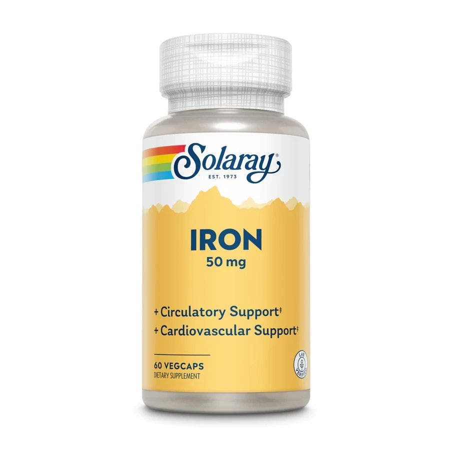 Solaray Iron 60 VegCaps