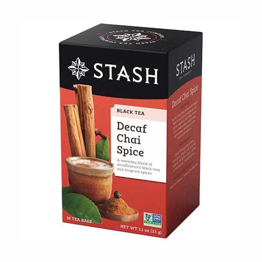 Stash Tea Chai Spice Tea Bags 18 foil tea bags