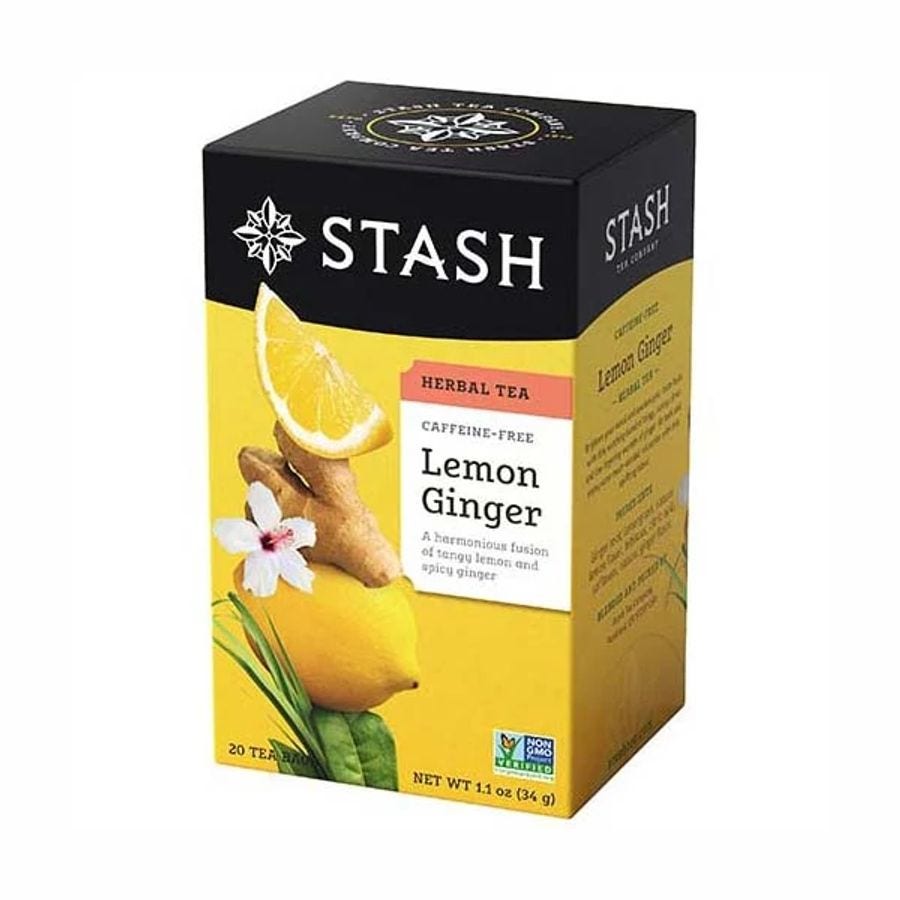 Stash Tea Lemon Ginger Tea Bags 20 tea bags