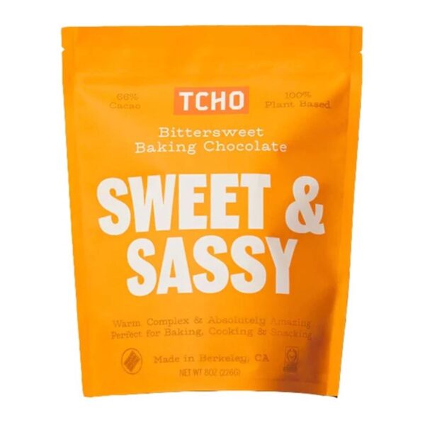 TCHO Sweet and Sassy Bittersweet Baking Chocolate 8 oz