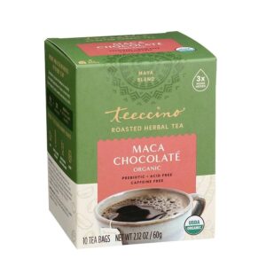 Teeccino Chocolate Dark Roast Chicory Herbal Tea