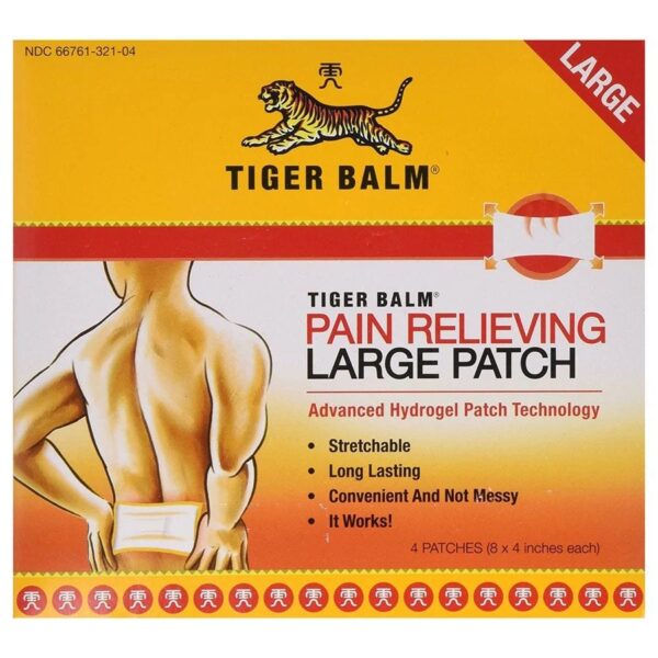 Tiger Balm Pain Relieving Patch 8 x 4