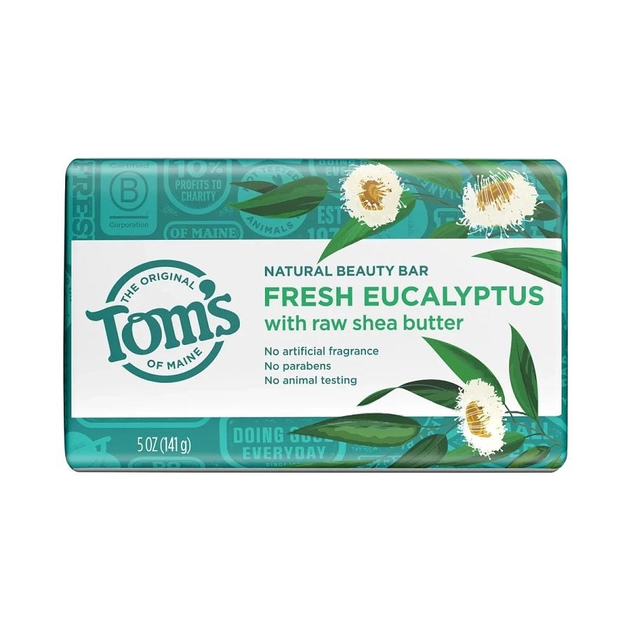 Tom's of Maine Eucalyptus Moisturizing Bar Soap 5 oz