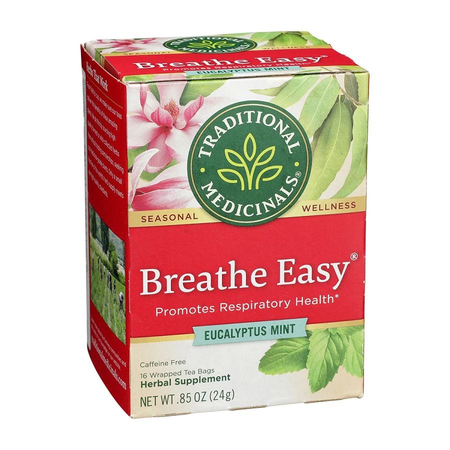 Traditional Medicinals Breathe Easy Tea 16 tea bags