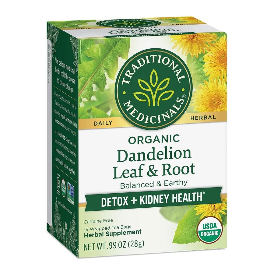 Traditional Medicinals Organic Dandelion Leaf & Root Tea