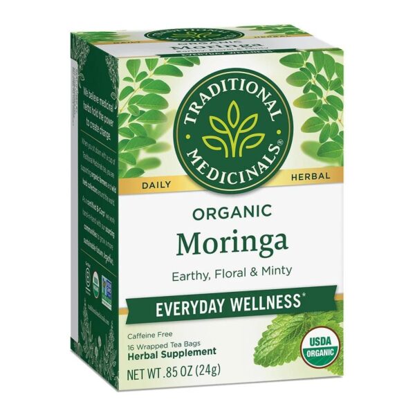 Traditional Medicinals Organic Moringa Tea with Spearmint & Sage