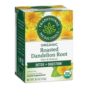 Traditional Medicinals Organic Roasted Dandelion Root Tea