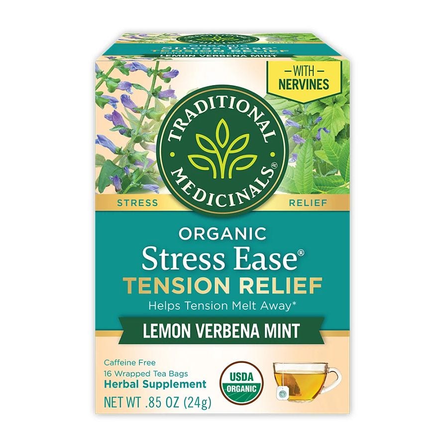 Traditional Medicinals Organic Cinnamon Stress Ease Tea 16 tea bags